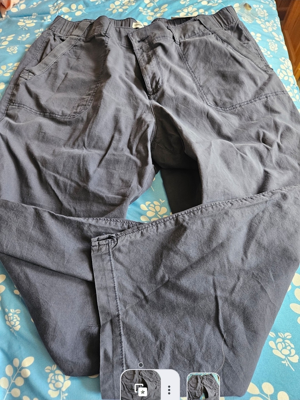 Women's  Sonoma Goods For Life. Mid Rise Capris XL. Navy